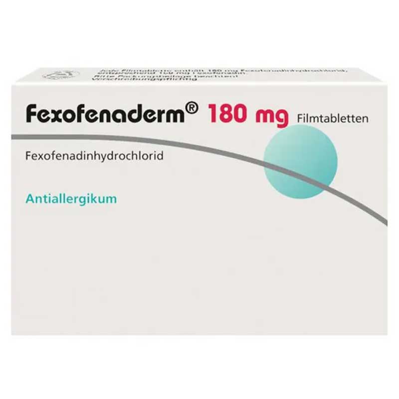 Fexofenaderm 180mg 50 St Filmtabletten