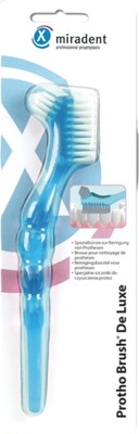 MIRADENT Prothesenbürste Protho Brush De Luxe blau 1 St Zahnbürste