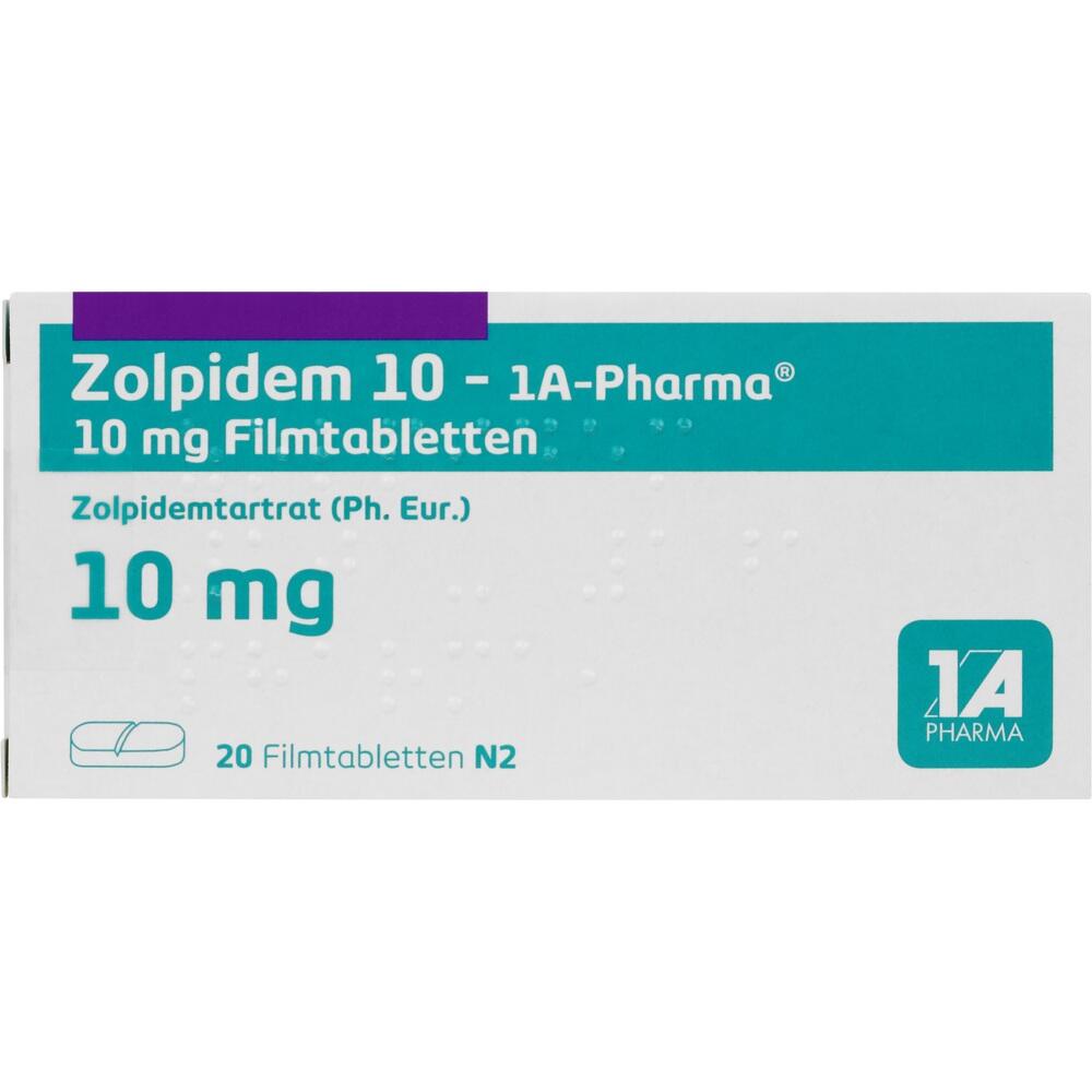 Zolpidem 10-1 A Pharma 20 St Filmtabletten