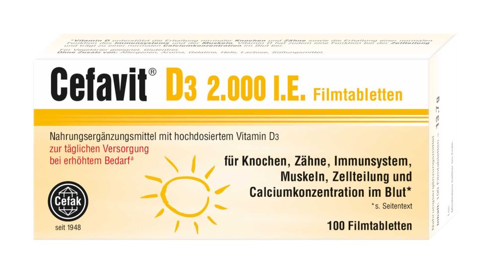 Cefavit D3 2.000 I.E.  100 St Filmtabletten