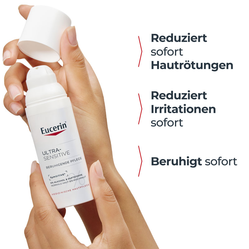 Eucerin UltraSensitive Beruhigende Pflege für normale Haut bis Mischhaut Creme 50 ml Creme