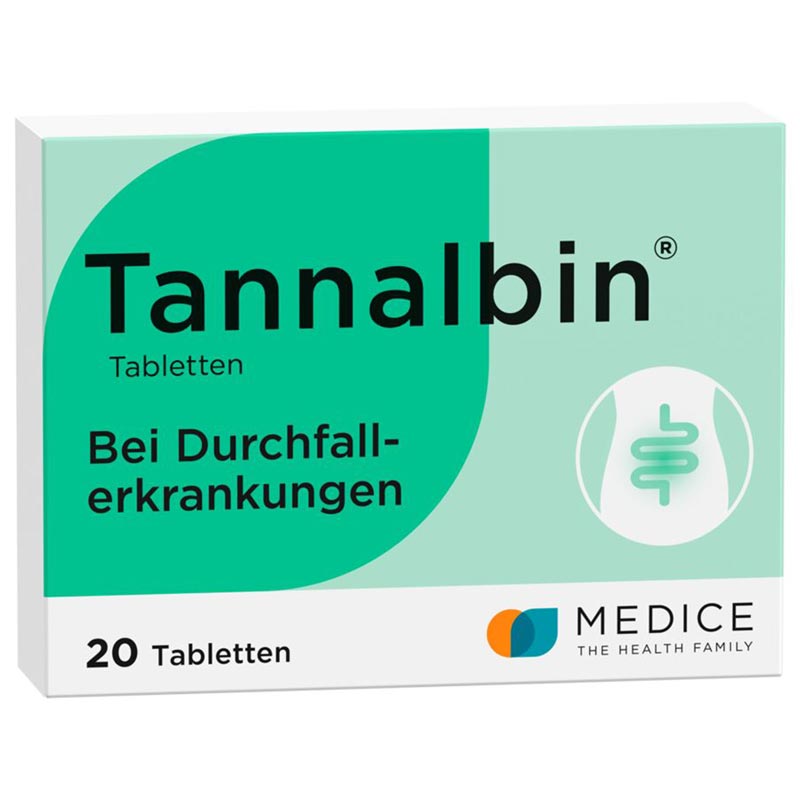 Tannalbin bei Durchfallerkrankungen 20 St Tabletten