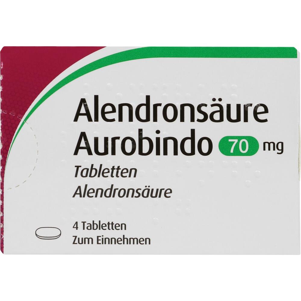 Alendronsäure Aurobindo 70mg 4 St Tabletten