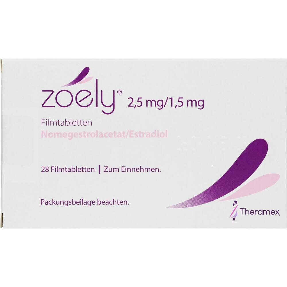 Zoely 2,5mg/1,5mg 1X28 St Filmtabletten