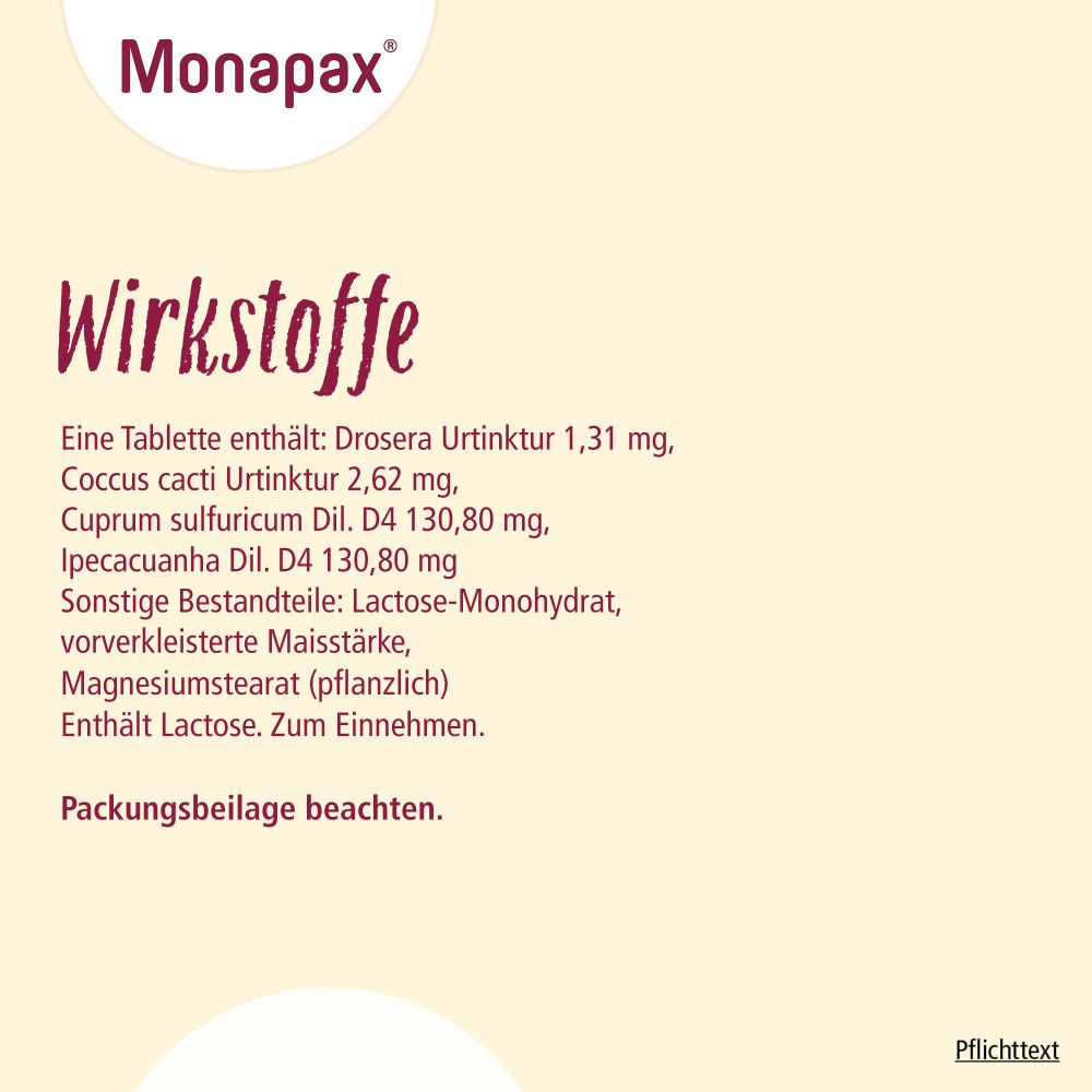 Monapax Tabletten 100 St Tabletten