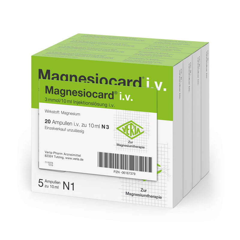 MAGNESIOCARD i.v. Injektionslösung 20X10 ml Injektionslösung