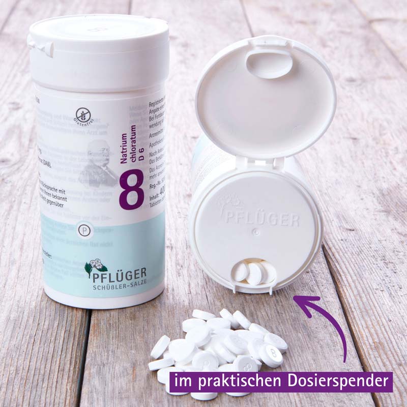 Schüßler-Salz Nr. 8 Natrium chloratum D6 400 St Tabletten