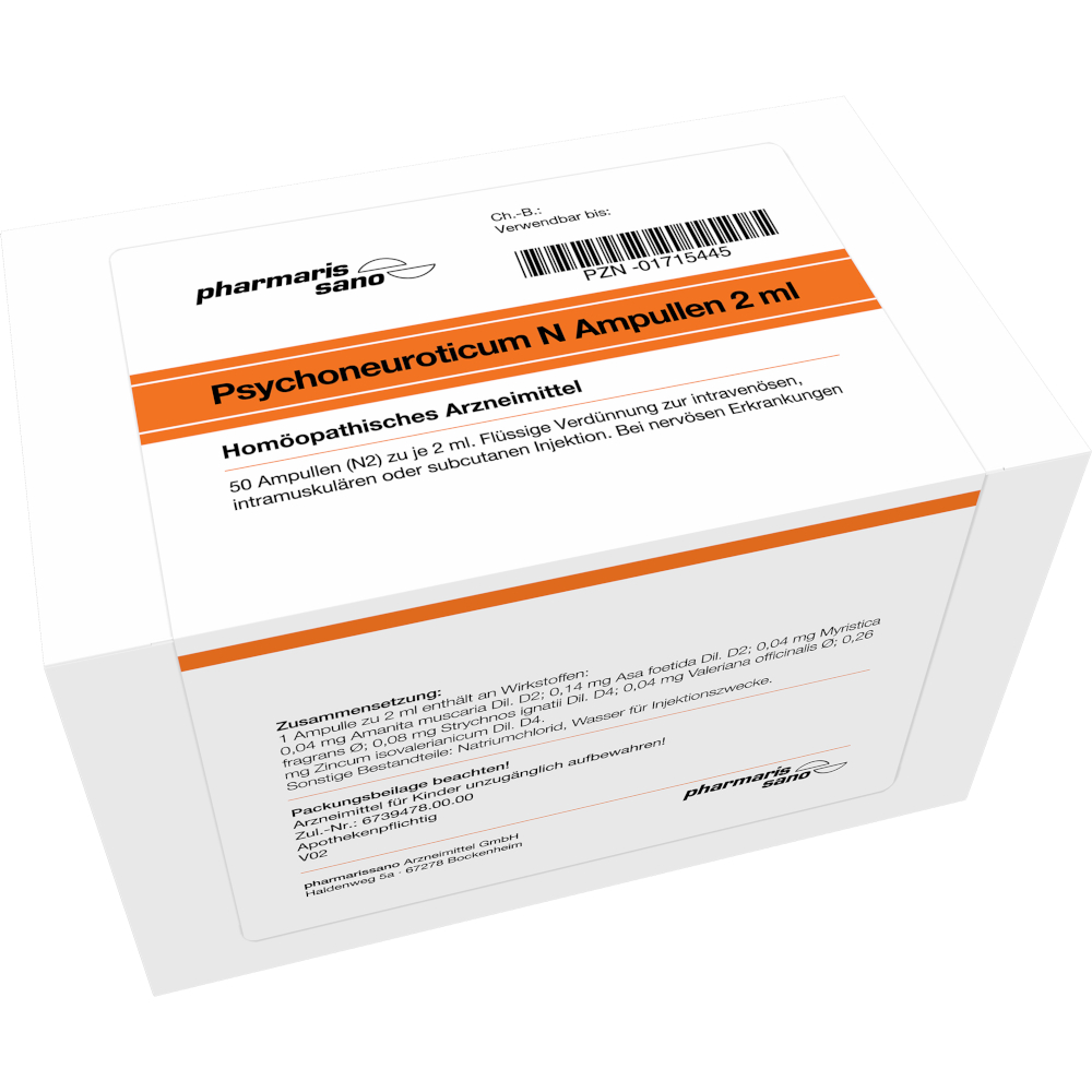 PSYCHONEUROTICUM N Ampullen 50X2 ml Ampullen