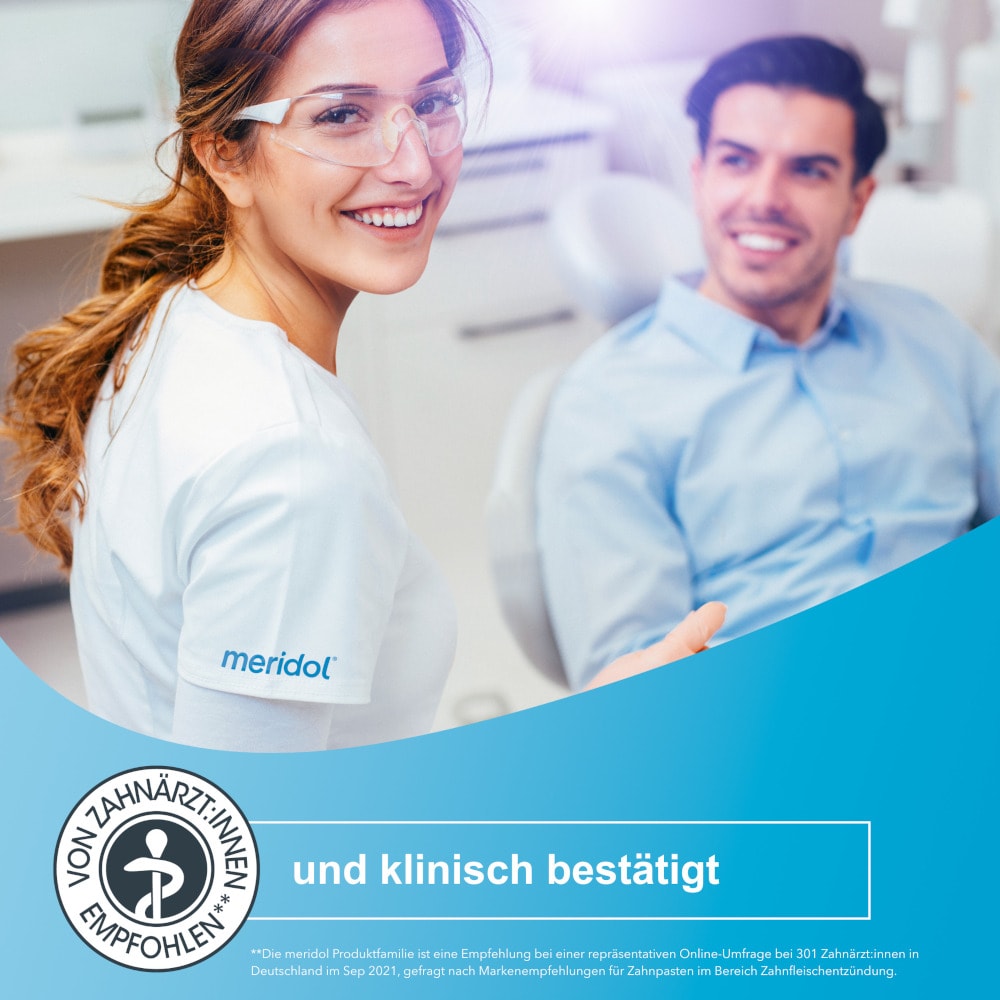 merdiol ZAHNFLEISCHSCHUTZ & SANFTES WEISS Zahnpasta 75 ml Zahnpasta