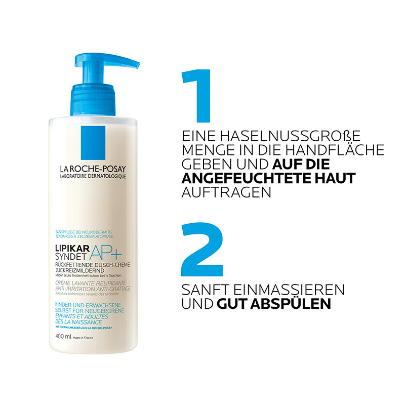 LA ROCHE-POSAY Lipikar Syndet AP+ Reinigungs-Cremegel 400 ml Gel
