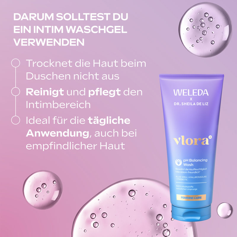 WELEDA vlora ph Balancing Wash 200 ml Körperpflege