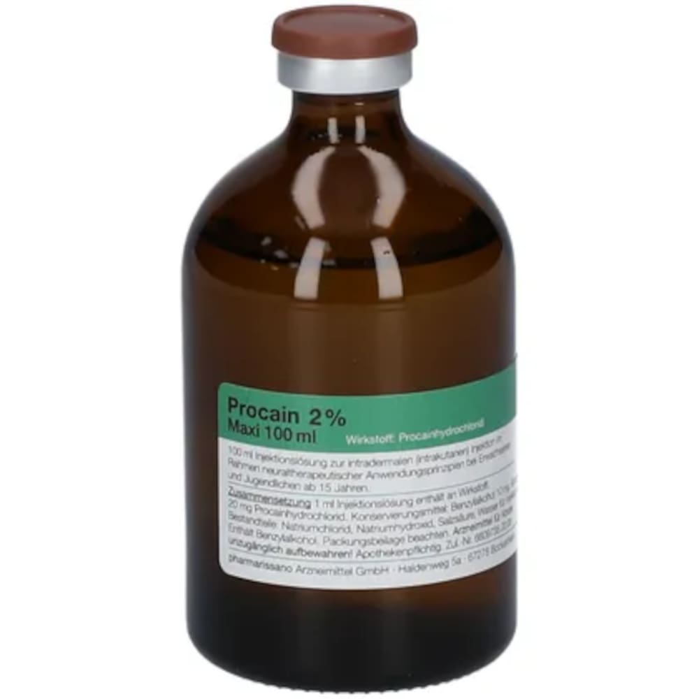 Procain pharmarissano Maxi 2% 100 ml Injektionslösung