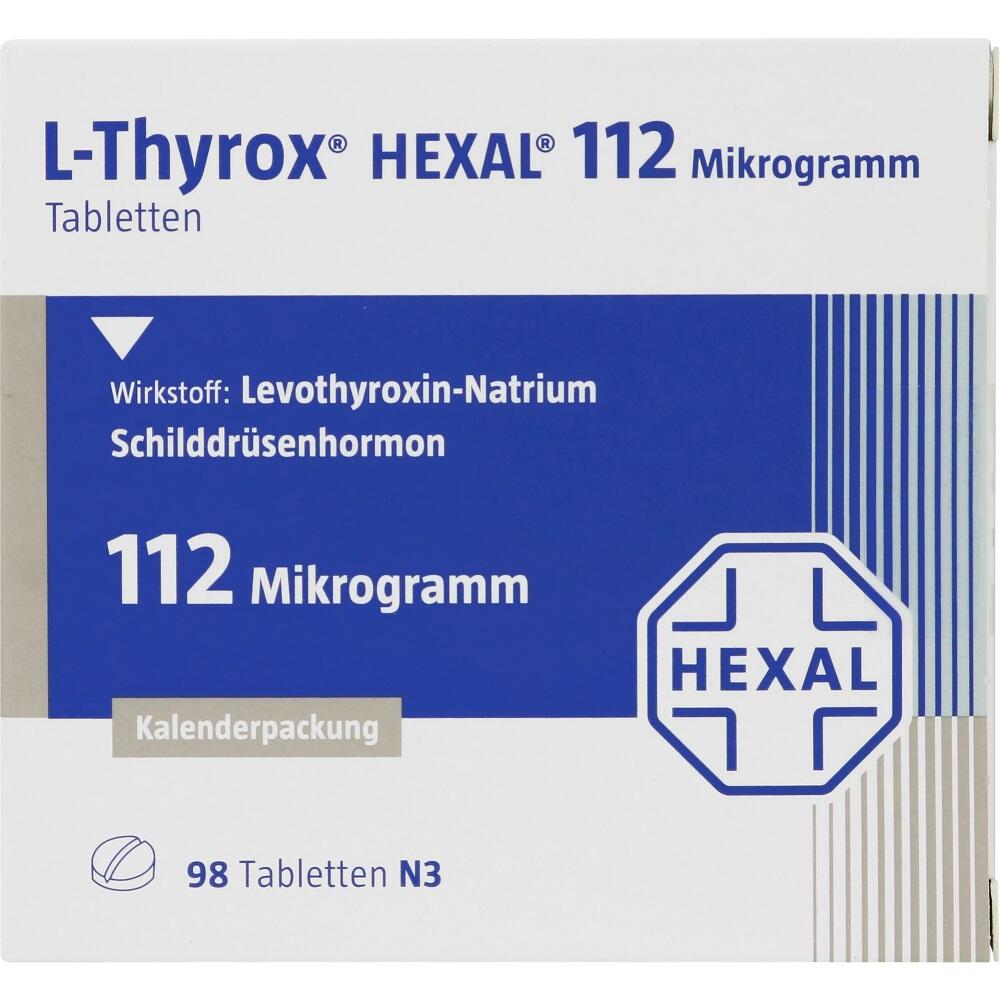L-Thyrox HEXAL 112 98 St Tabletten in Kalenderpackung