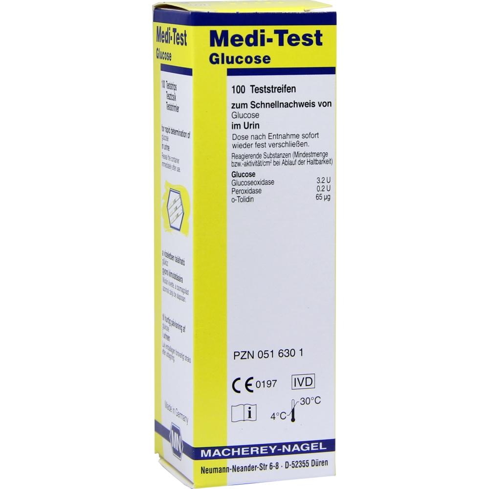 MEDI-TEST Glucose Teststreifen 100 St Teststreifen