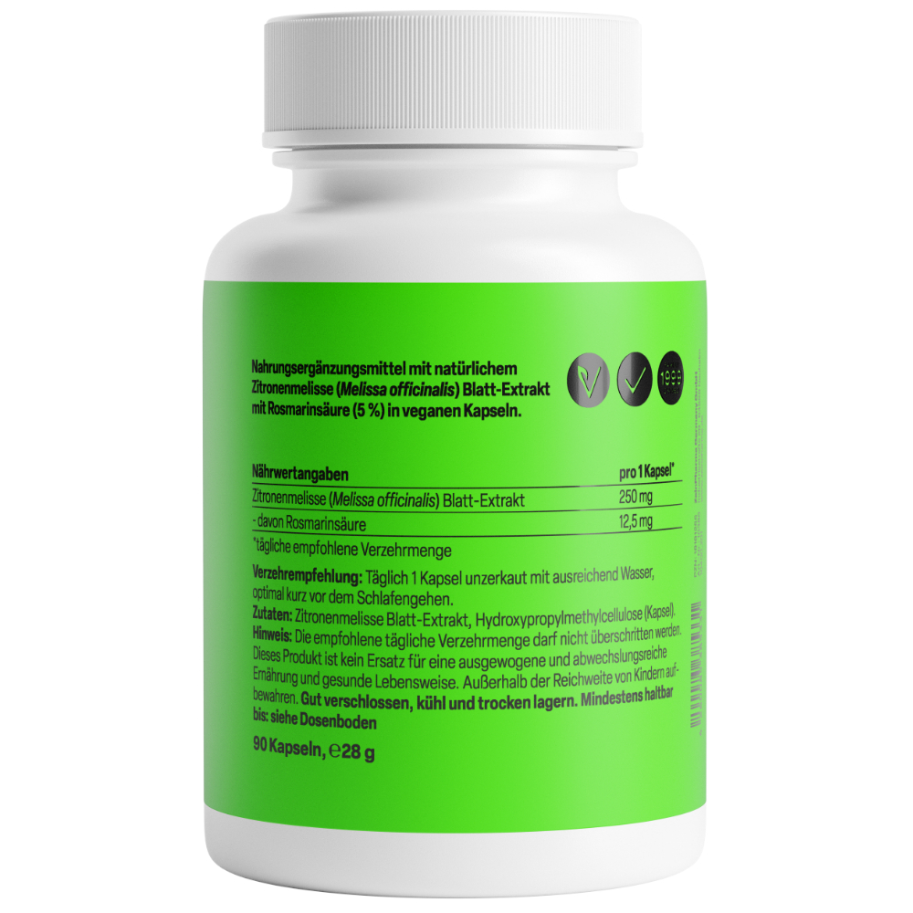 Zein PHARMA Zitronenmelisse 250 mg 90 St Kapseln