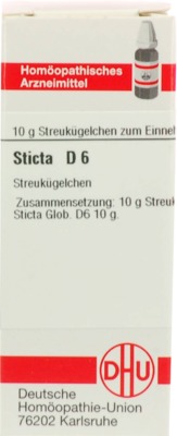STICTA D 6 Globuli 10 g Globuli