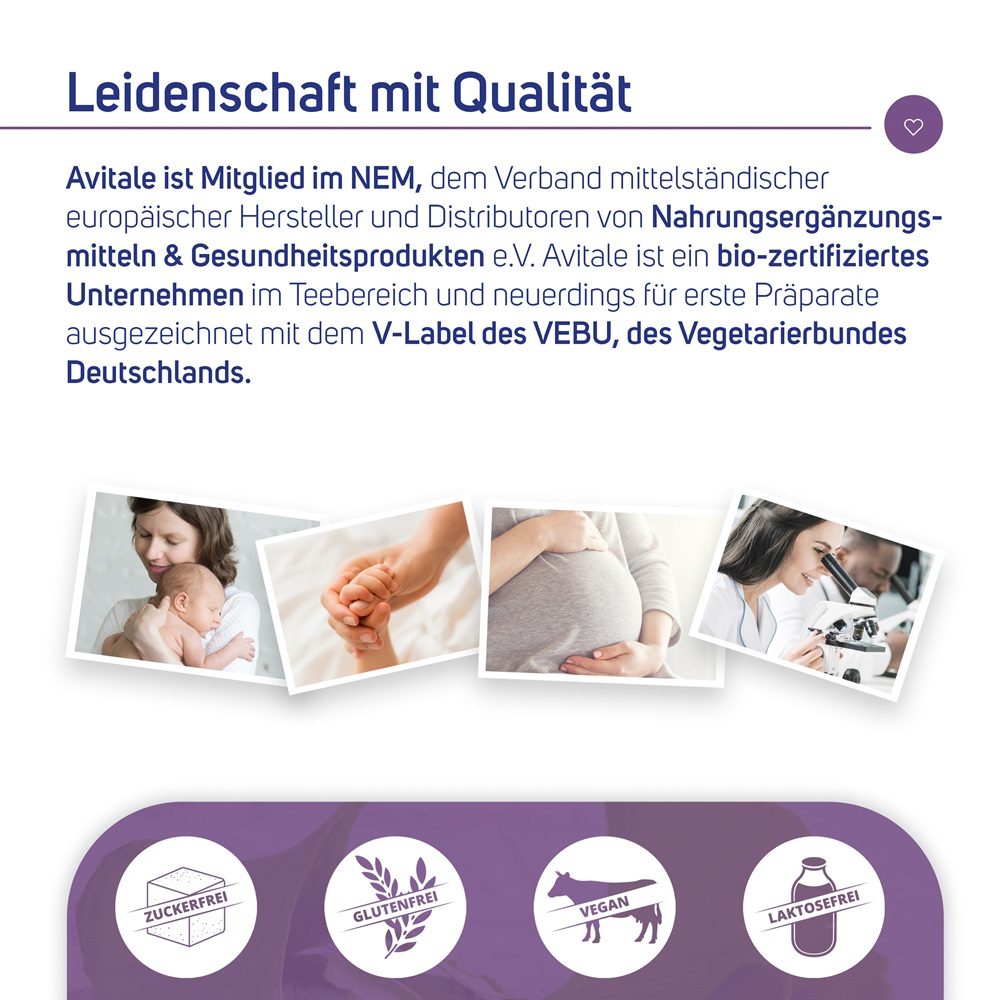 Avitale Folsäure 800 Plus 120 St Tabletten