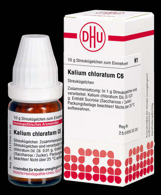 KALIUM CHLORATUM C 6 Globuli 10 g Globuli