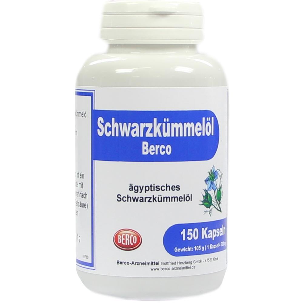 SCHWARZKÜMMELÖL Berco Kapseln 150 St Kapseln