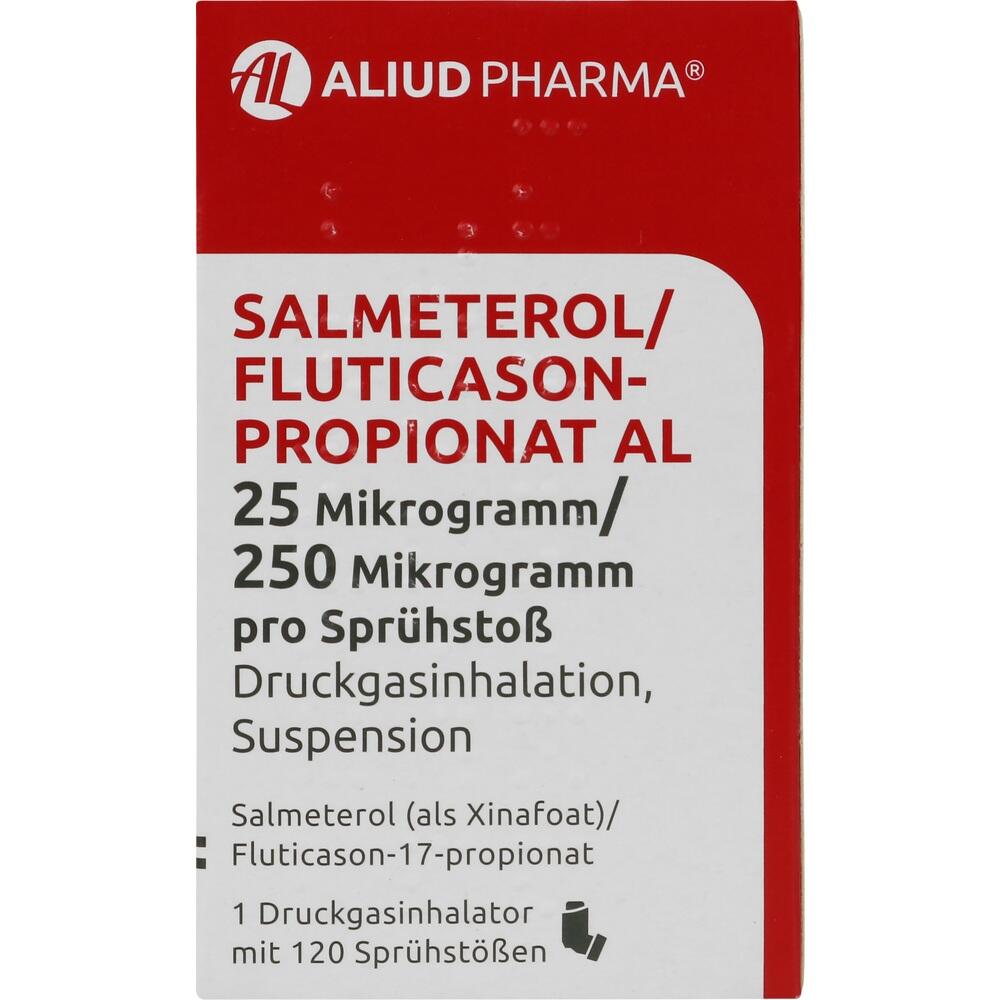 SALMETEROL / FLUTICASON-PROPIONAT AL 25µg/250µg pro Sprühstoß 1 St Dosieraerosol