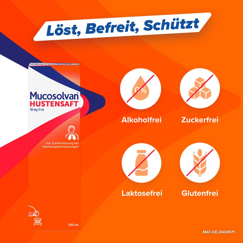 Mucosolvan HUSTENSAFT 30 mg/5 ml 250 ml Lösung zum Einnehmen