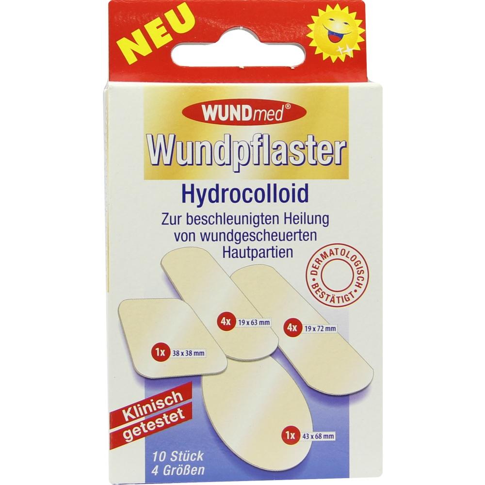 WUNDPFLASTER Hydrocolloid 4 Größen 10 St Pflaster