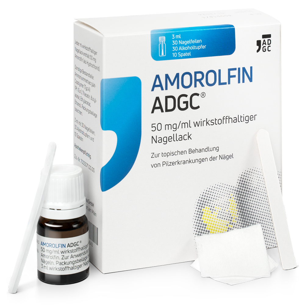 AMOROLFIN ADGC 50MG/ML 3 ml Wirkstoffhaltiger Nagellack