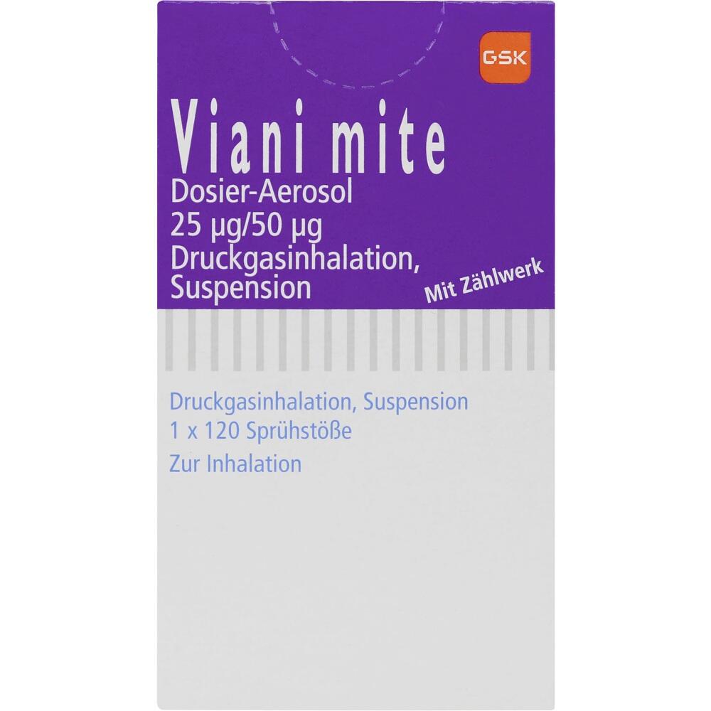 Viani mite 25μg/50μg 120 St Dosieraerosol