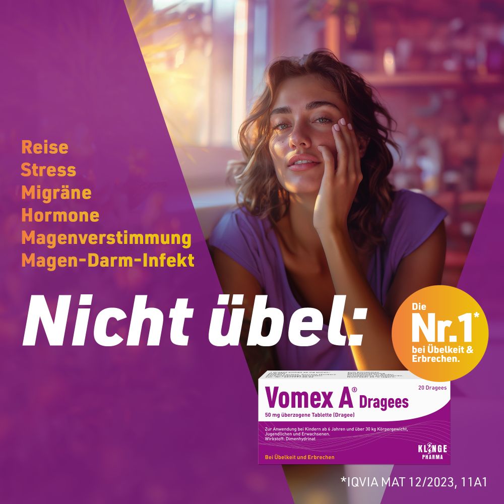 Vomex A Dragees - Bei Übelkeit und Erbrechen 20 St Überzogene Tabletten