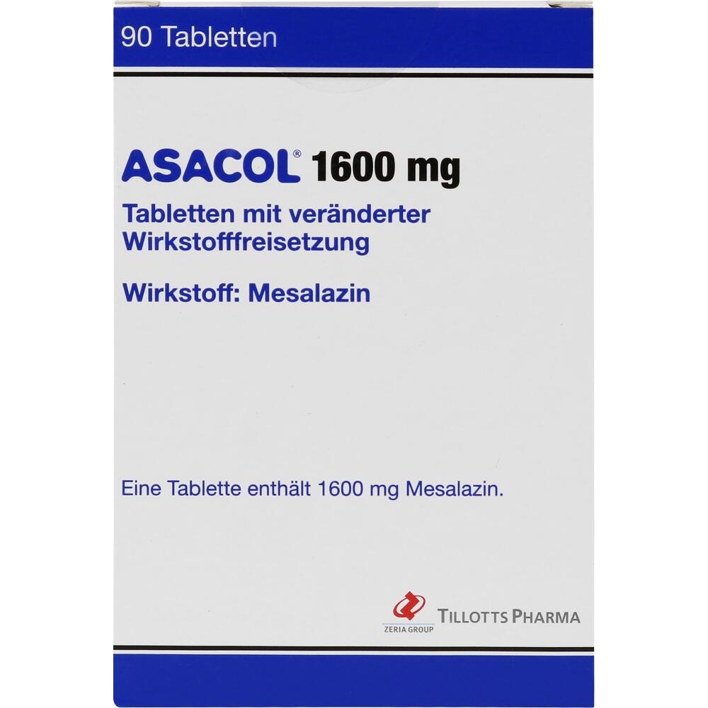ASACOL 1600 mg 90 St Tablette mit veränderter Wirkstofffreisetzung