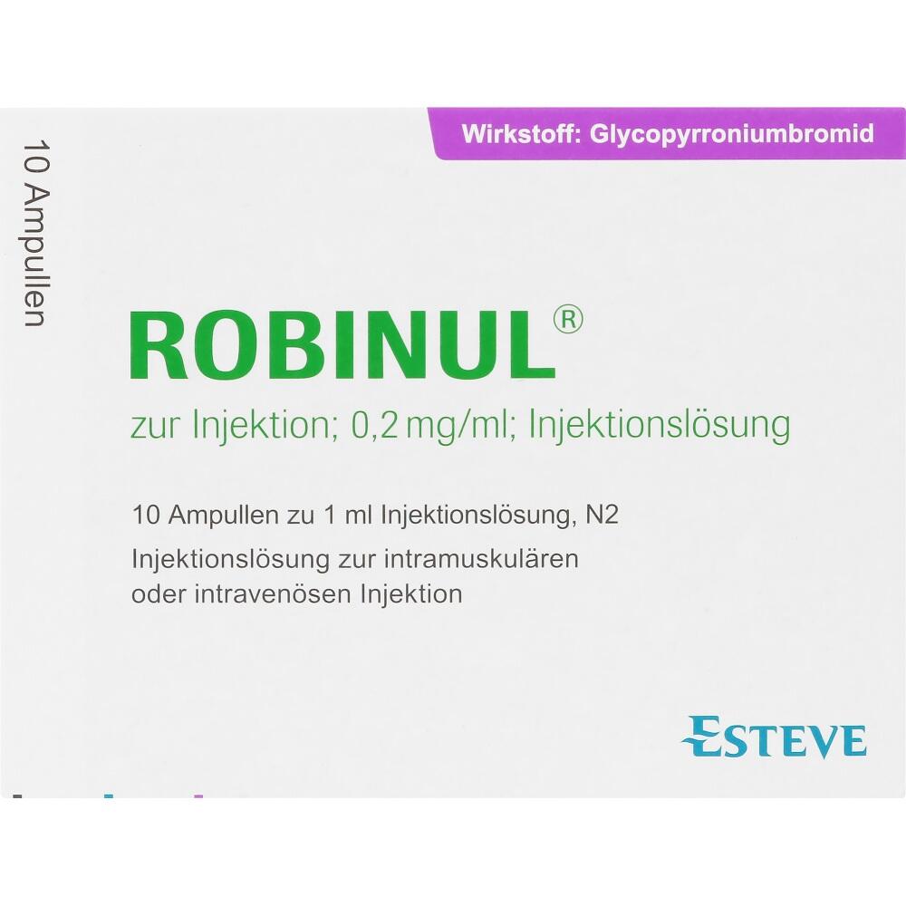 ROBINUL 0,2 mg/ml 10X1 ml Injektionslösung