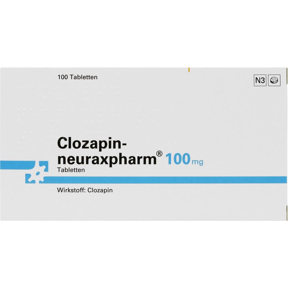 Clozapin-neuraxpharm 100mg 100 St Tabletten