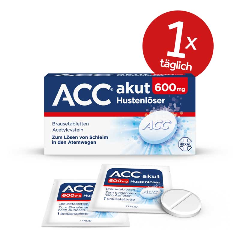 ACC akut 600mg Hustenlöser 20 St Brausetabletten