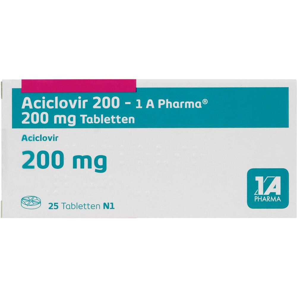 Aciclovir 200-1 A Pharma 25 St Tabletten
