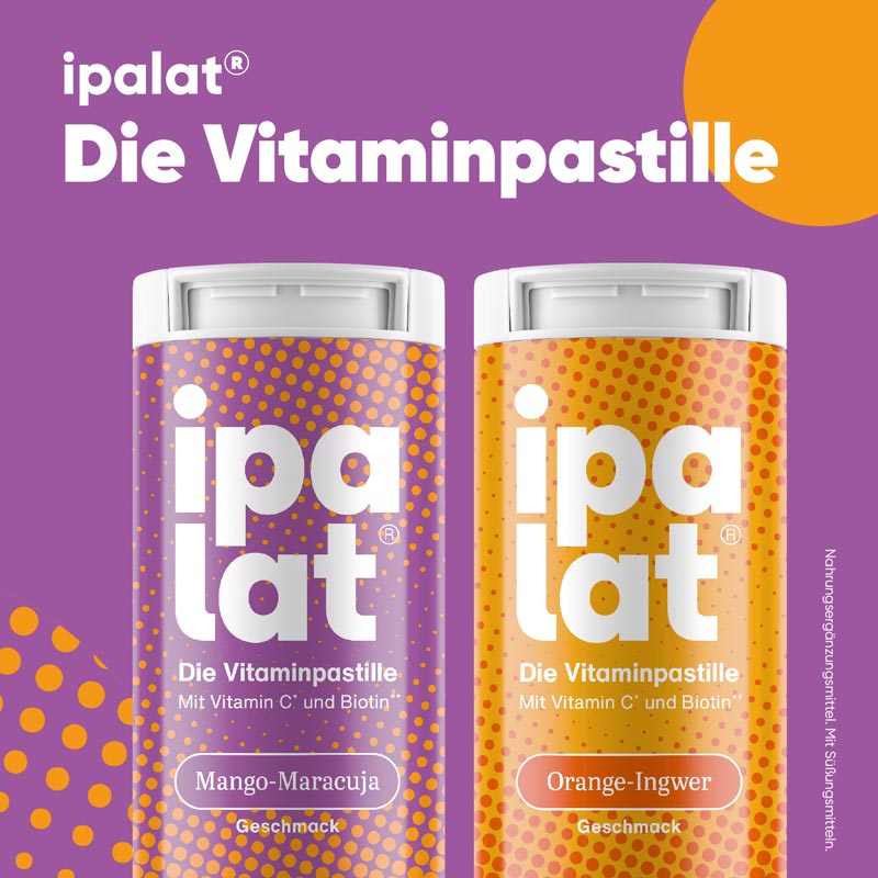 ipalat Die Vitaminpastille Mango-Maracuja 40 St Pastillen