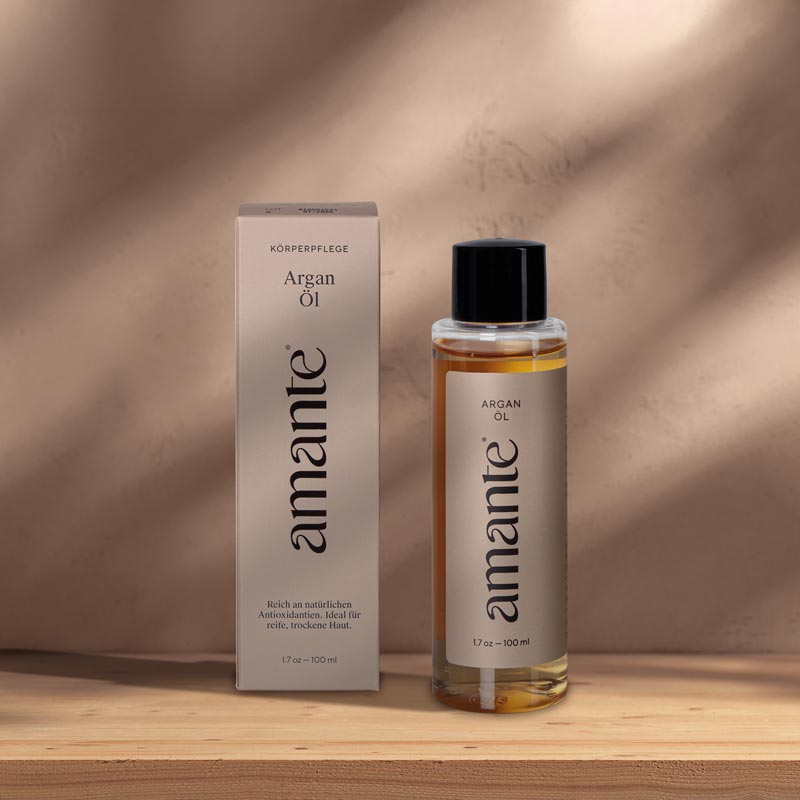 Arganöl 100% Rein Hautpflegeöl Amante 100 ml Öl