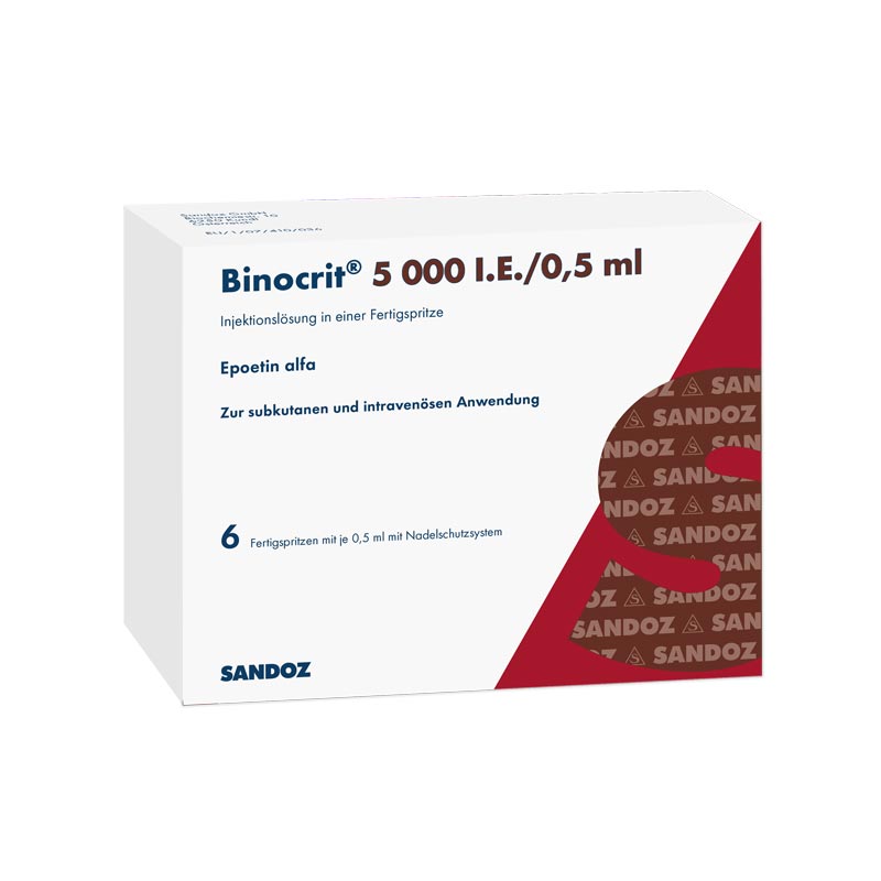Binocrit 5000I.E./0,5ml 6X0.5 ml Fertigspritzen