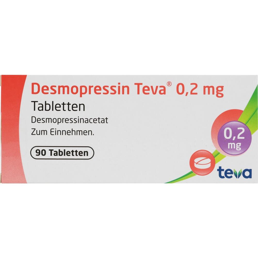 DESMOPRESSIN Teva 0,2 mg Tabletten 90 St Tabletten