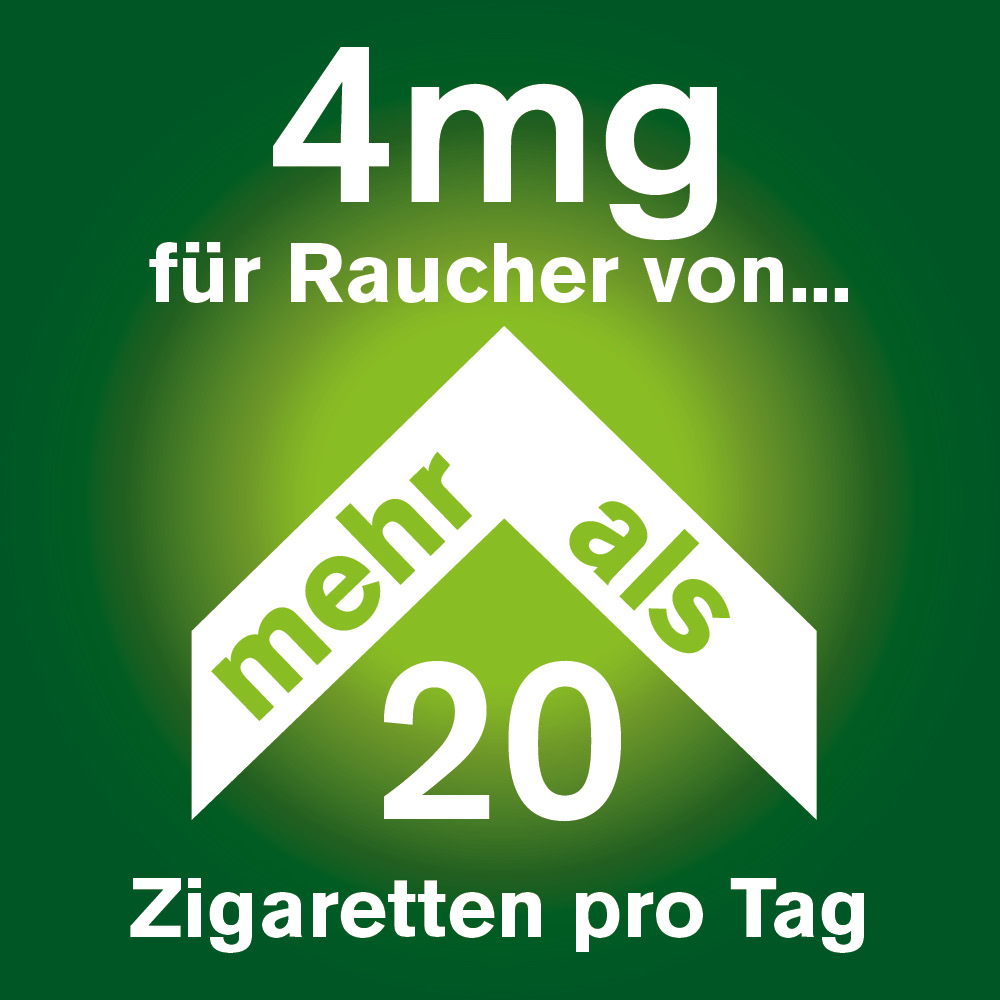 nicorette 4 mg Nikotinkaugummi whitemint für Raucher zum Aufhören