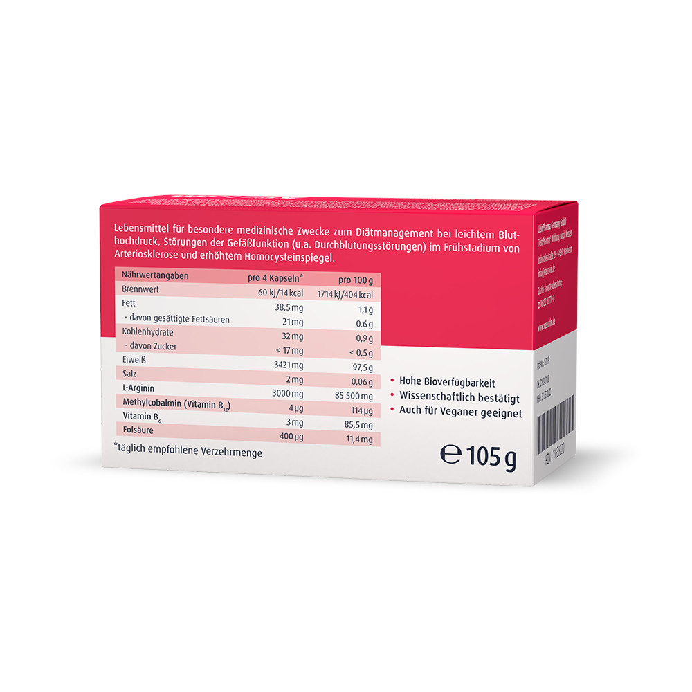 Zein Pharma Vascorin Arginin PLUS  360 St Kapseln