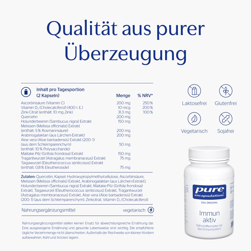 pure encapsulations Immun aktiv  60 St Kapseln