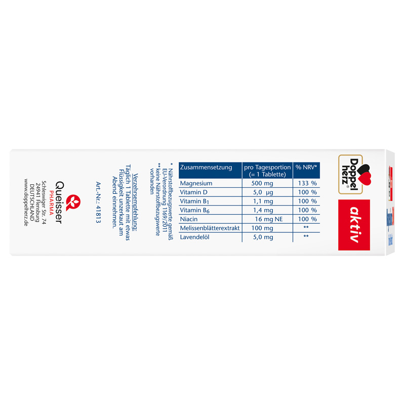 Doppelherz aktiv Magnesium 500 für die Nacht 100 St Tabletten
