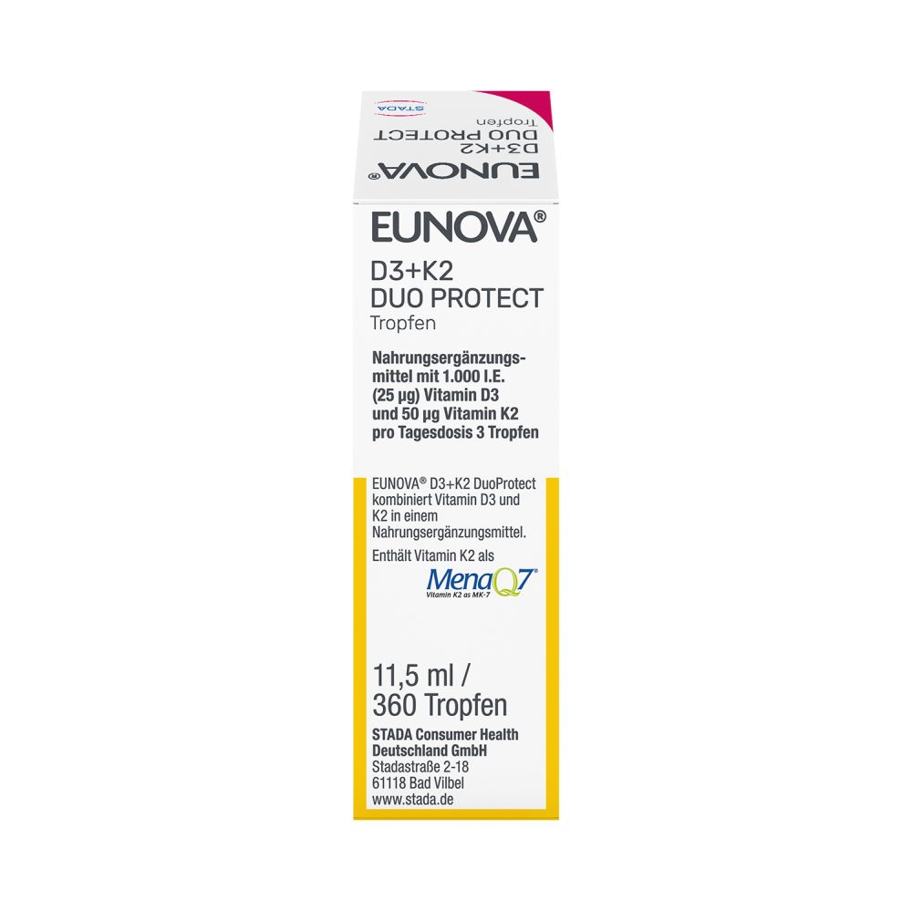 EUNOVA  DuoProtect D3+K2 1.000 I.E./50 µg Tropfen 11.5 ml Tropfen