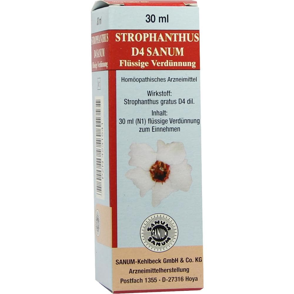 STROPHANTHUS D 4 Sanum Tropfen 30 ml Tropfen
