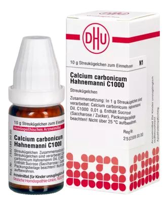 CALCIUM CARBONICUM Hahnemanni C 1000 Globuli 10 g Globuli