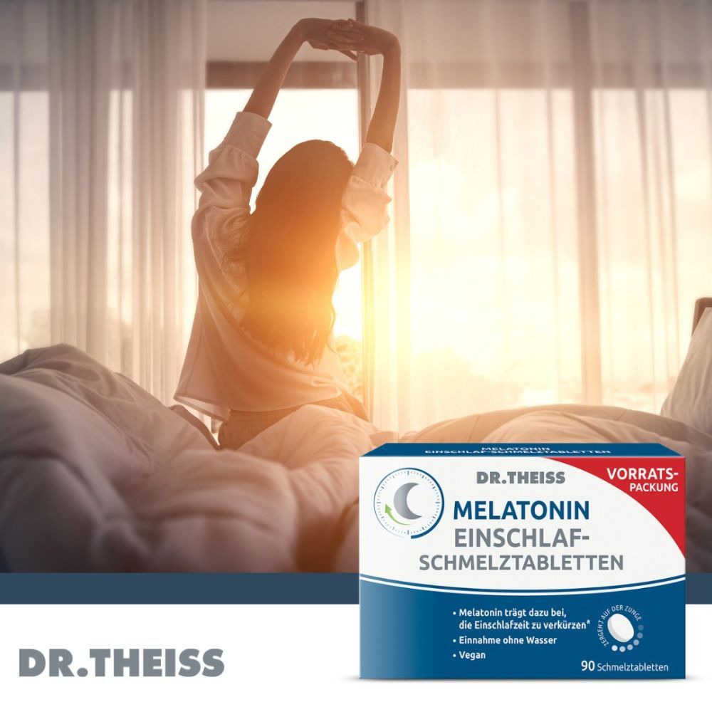 DR. THEISS MELATONIN EINSCHLAF-SCHMELZTABLETTEN 90 St Schmelztabletten