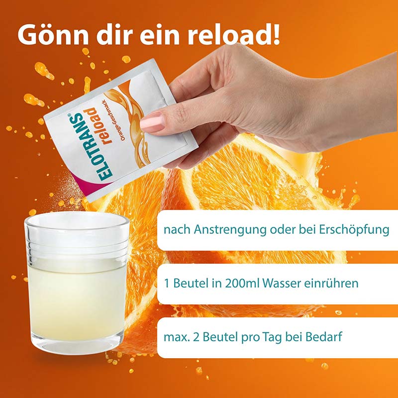 ELOTRANS reload Isotonische Elektrolyt-Glucose-Mischung 15X7.57 g Beutel