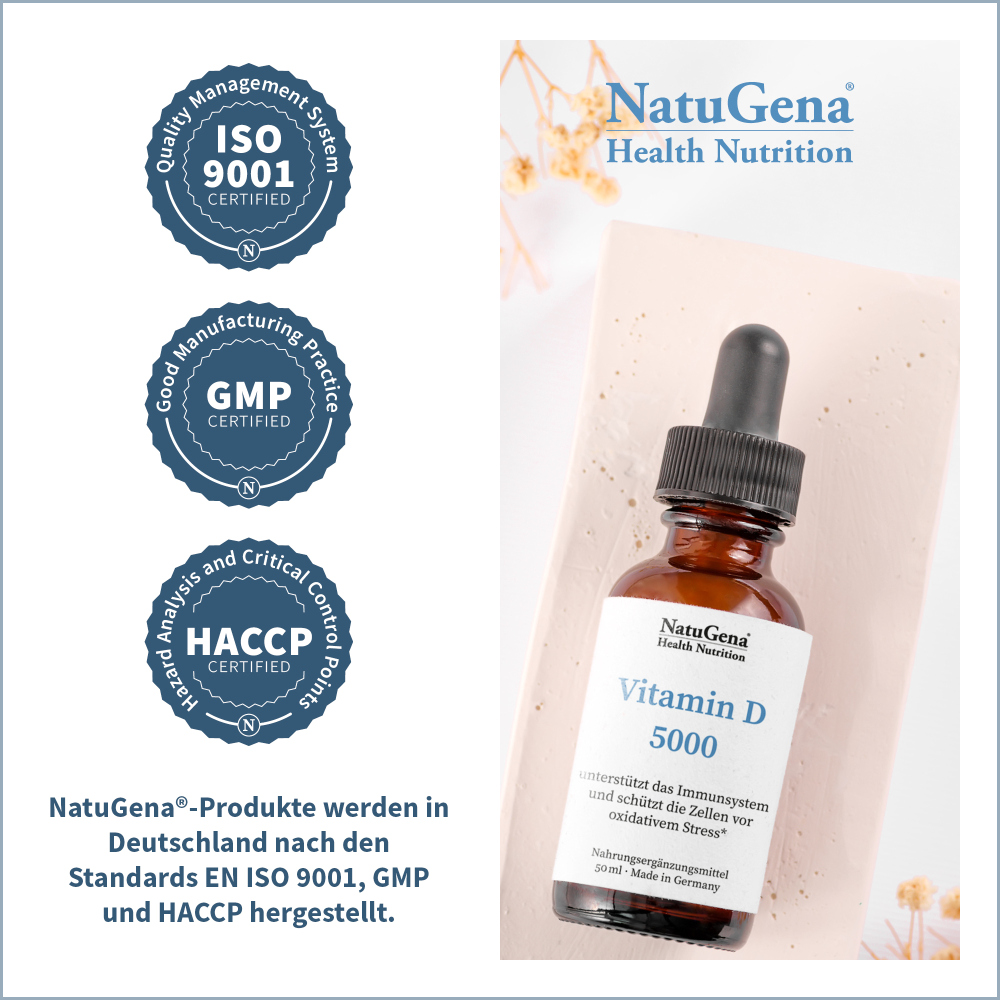 NatuGena Vitamin D 5000 50 ml Tropfen