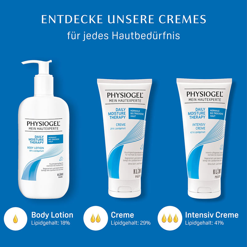 PHYSIOGEL Daily Moisture Therapy Intensiv Creme normale bis trockene Haut  150 ml Creme