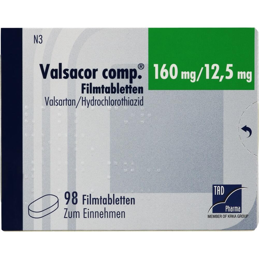 Valsacor comp 160mg/12,5mg 98 St Filmtabletten